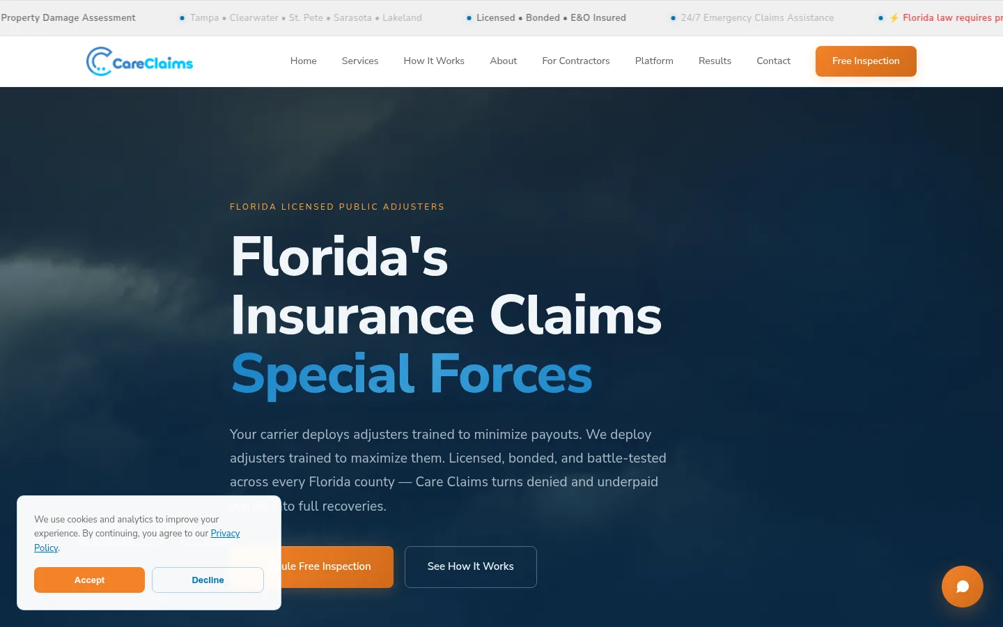 Care Claims Adjusting — Public Adjuster