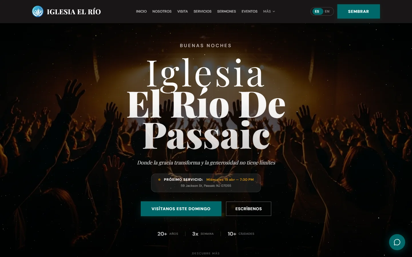 Iglesia El Río — Church in Passaic NJ